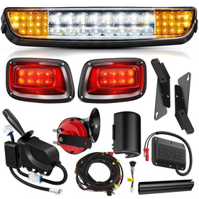 SUPGCPER EZGO TXT Deluxe light bar front headlight enhances night visibility for safer rides
