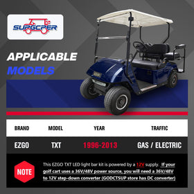 SUPGCPER EZGO TXT Deluxe steering column cover provides neat mounting