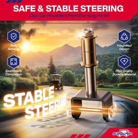 SUPGCPER king pin kit in high-strength steel boosts durability.