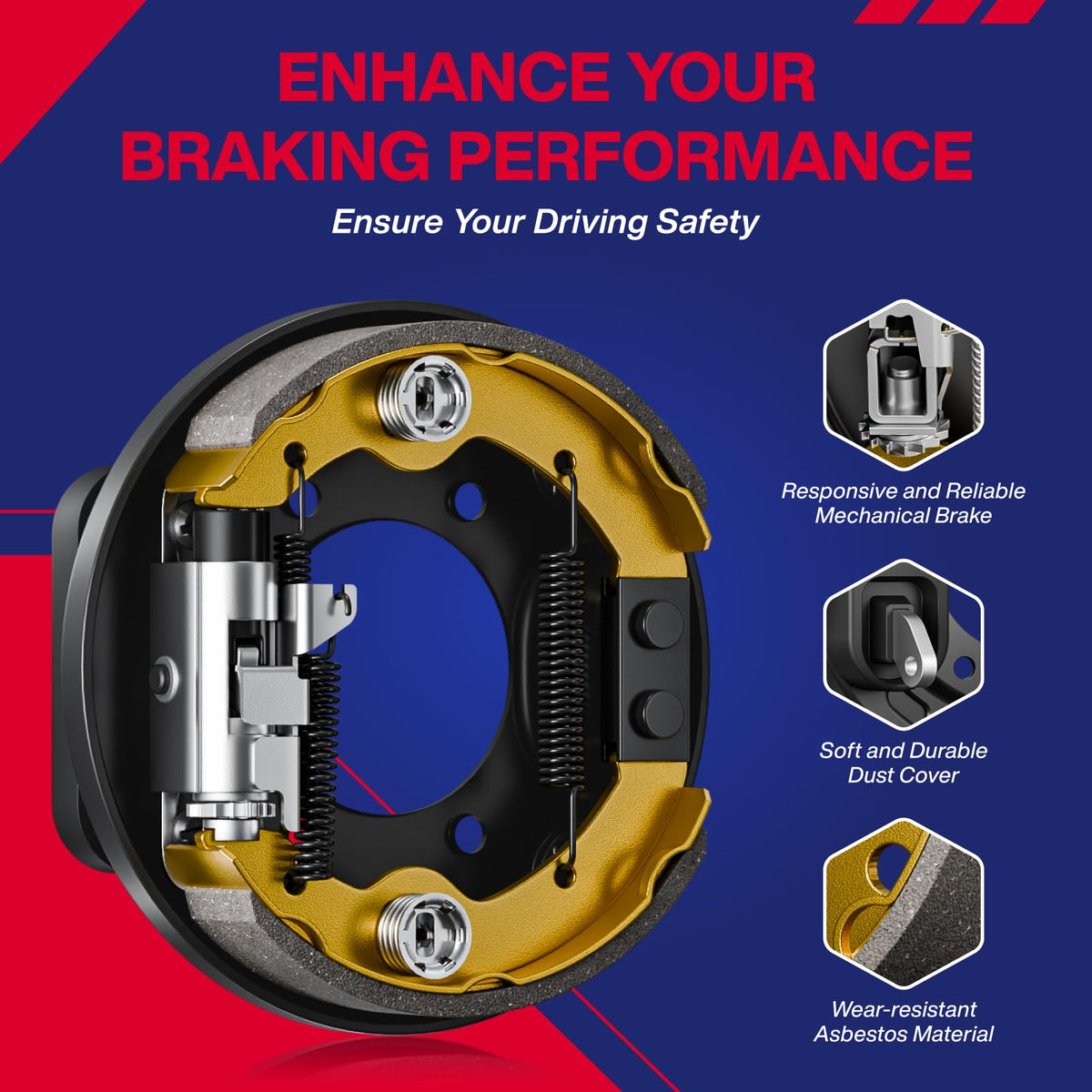 SUPGCPER Yamaha brake cluster G19-G22 side view