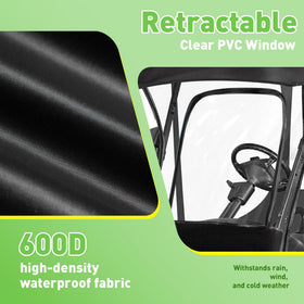 SUVQWJT clear panoramic windows offer 360° visibility for safer driving.