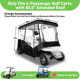 SUVQWJT enclosure featuring roll-up doors for easy inside/outside access.