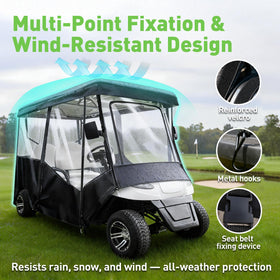 SUVQWJT tail-light visible design maintains rear visibility through the enclosure.