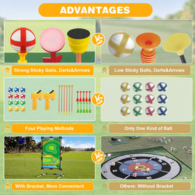 SVANE Hitting mat and golf club complete kit for quick setup