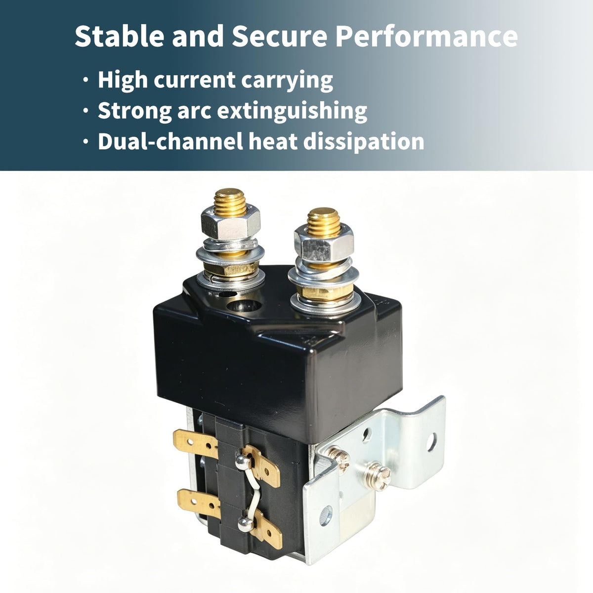 SWASEADA SW80 DC contactor plug-and-play design enables fast installation.