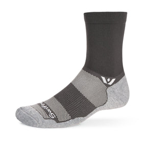 Swiftwick MAXUS Mid-Crew socks with maximum cushion for plush comfort during runs