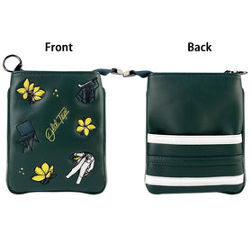 Swig Sip Golf Pouch Bag soft fleece lining protects valuables during rounds.
