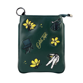 Swig Sip Golf Pouch Bag waterproof exterior for on-course protection.