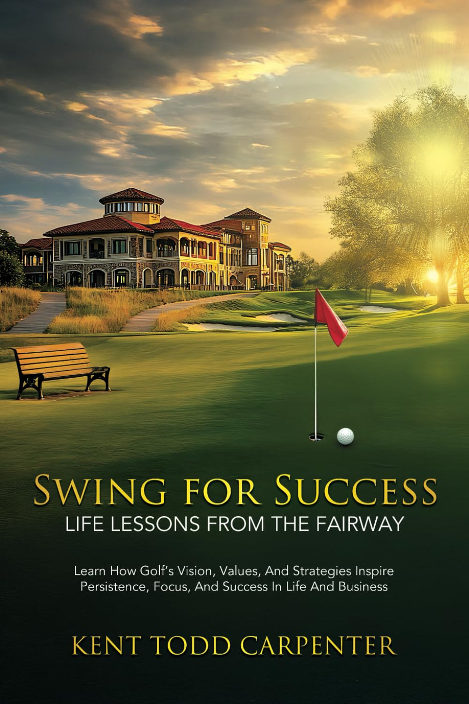 Swing for Success book cover promoting personal and professional growth.