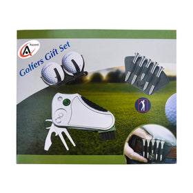 Swiss Ascent golf brush cleaning a clubface with a simple sweep.
