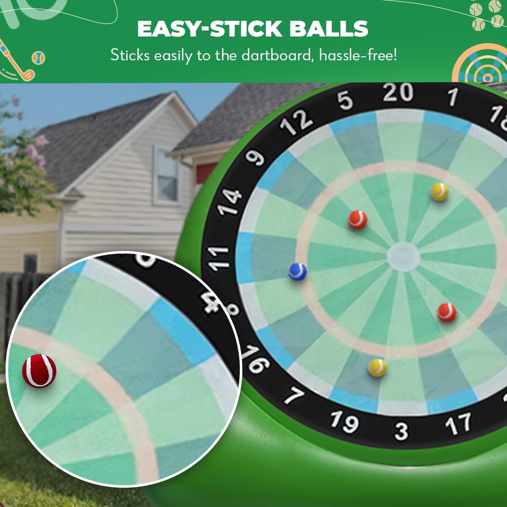 Durable SWOOC balls with adhesive exterior and rubber core endure outdoor use