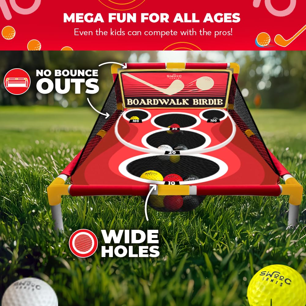 SWOOC Boardwalk Birdie sets include balls for immediate play
