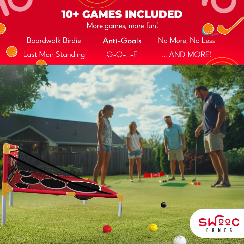 SWOOC Boardwalk Birdie chipping mat used for precise practice