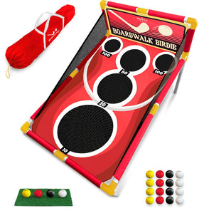 SWOOC Boardwalk Birdie setup ready for quick backyard arcade-style golf sessions