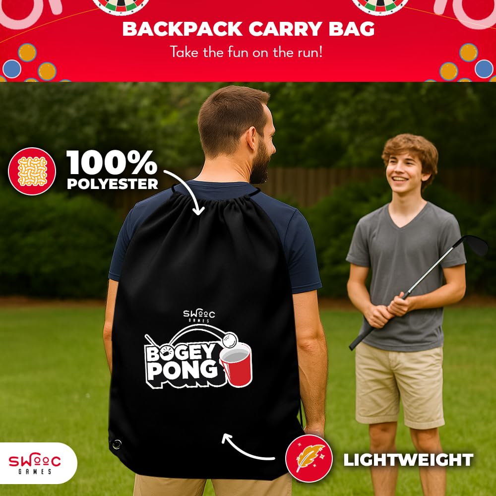 SWOOC Bogey Pong family time with kids and adults enjoying games