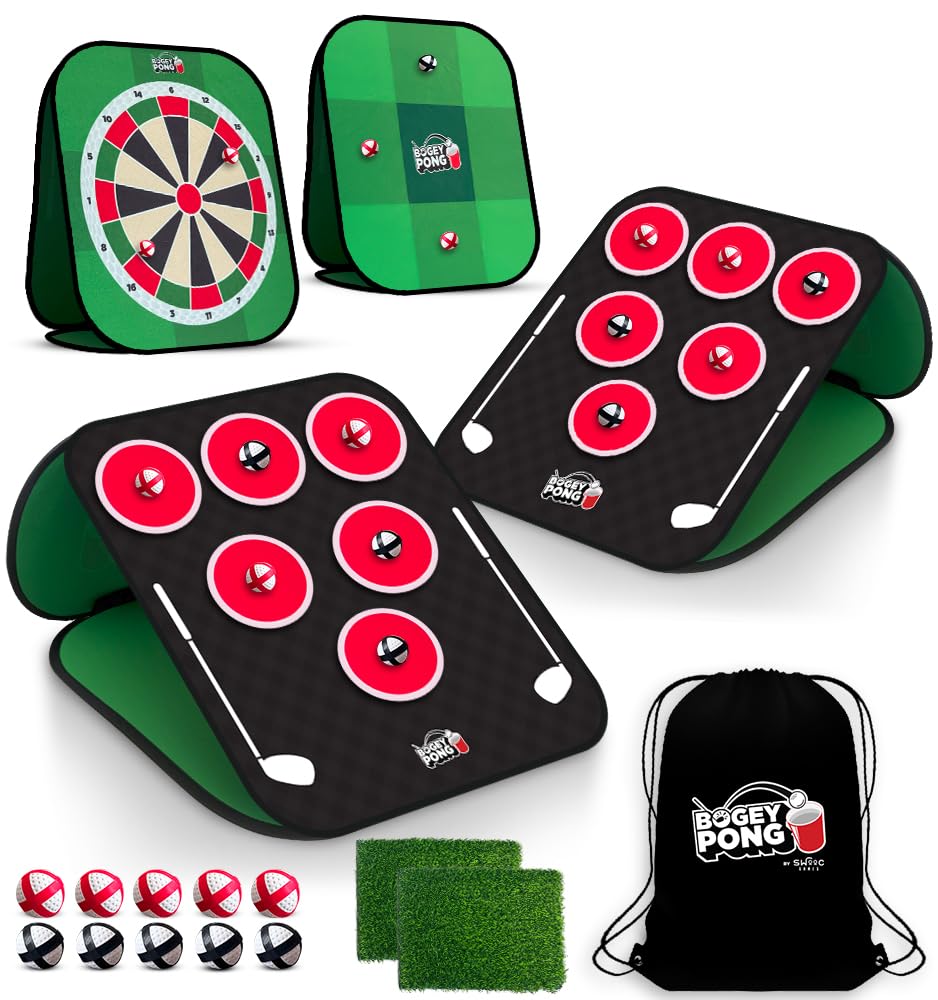 SWOOC Bogey Pong setup in seconds for instant backyard fun