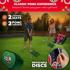 SWOOC Bogey Pong tic tac toe on the lawn for family strategy