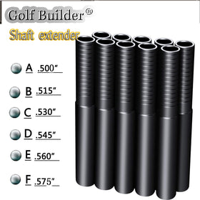 Sword & Shield sports spiral tip end extends grip between shaft and extension.