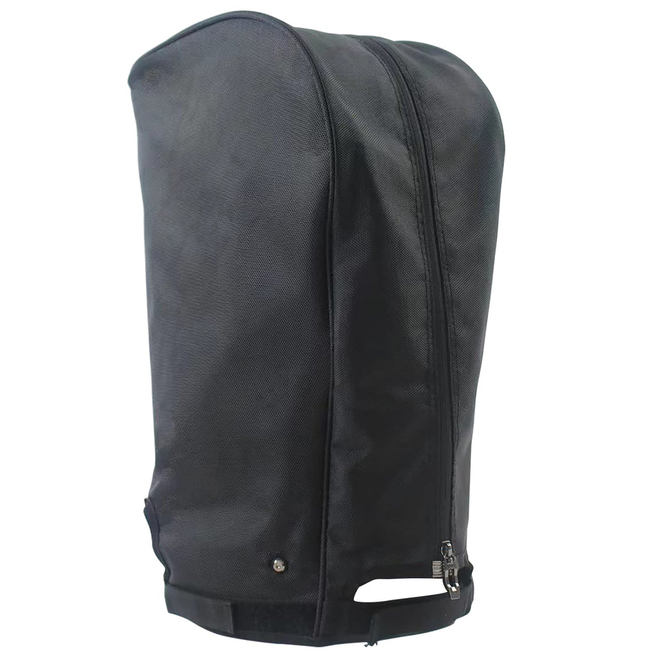 SYCFQX rain hood on front view showing universal fit and waterproof performance