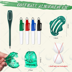 Syhood ball alignment portable tool helps quick on-course aiming checks.