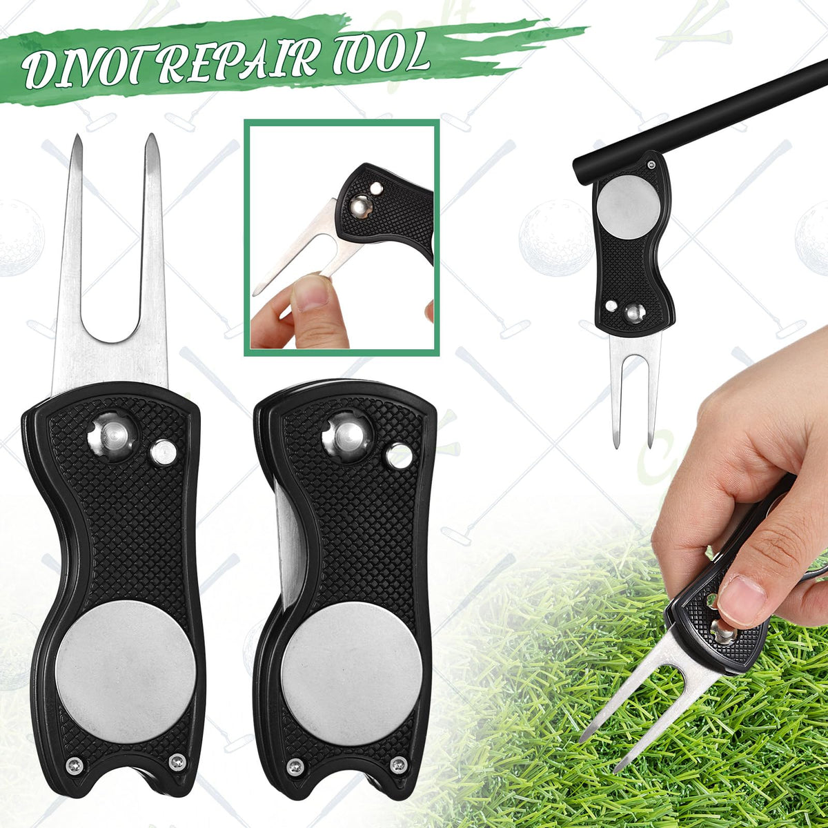 Syhood ball alignment portable tool for quick on-course checks