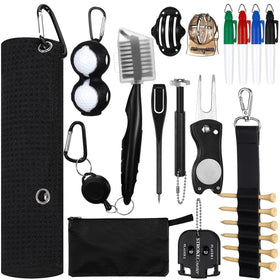 Syhood golf cleaning kit brush with dual bristles for thorough club cleaning
