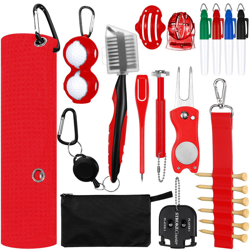 Syhood golf kit full setup shown for comprehensive on-course maintenance.