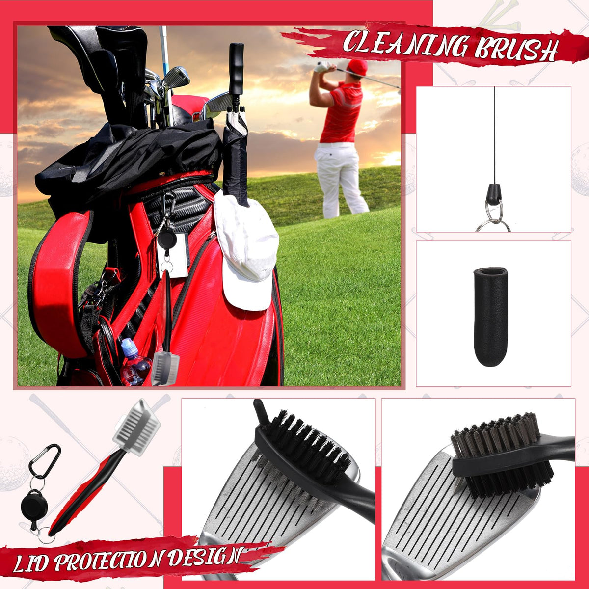 Syhood microfiber towel: soft, absorbent and quick-drying on the course.