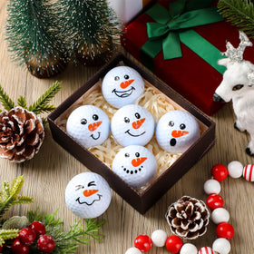 Syhood Christmas snowman ball features multiple emoticons for playful mood