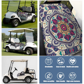 Syienasdk Boho seat cover stretch fabric for all-season comfort