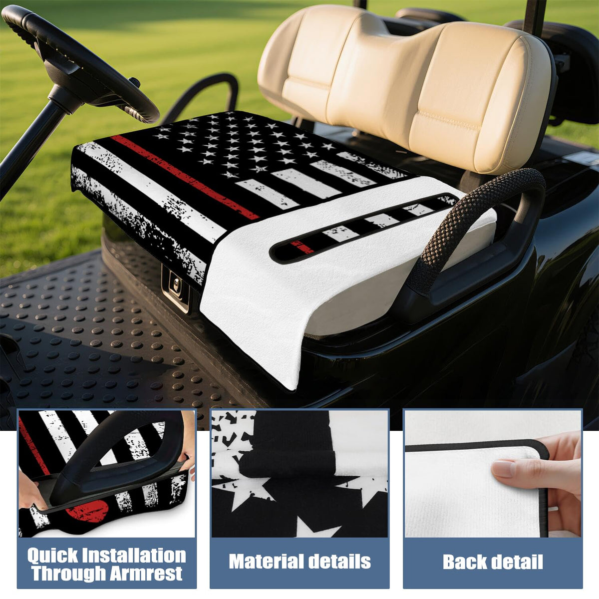 Syienasdk breathable polyester-spandex fabric keeps seats cool.