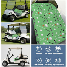 Syienasdk easy installation with two holes fits most golf carts.