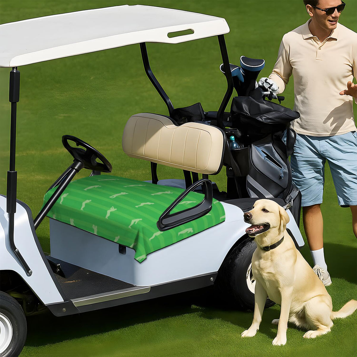 syienasdk seat cover adds style and function, a thoughtful gift for golfers.