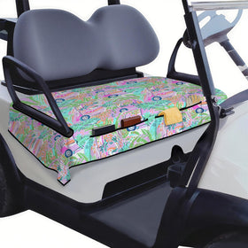 Syienasdk golf cart seat covers provide breathable comfort on the seat.