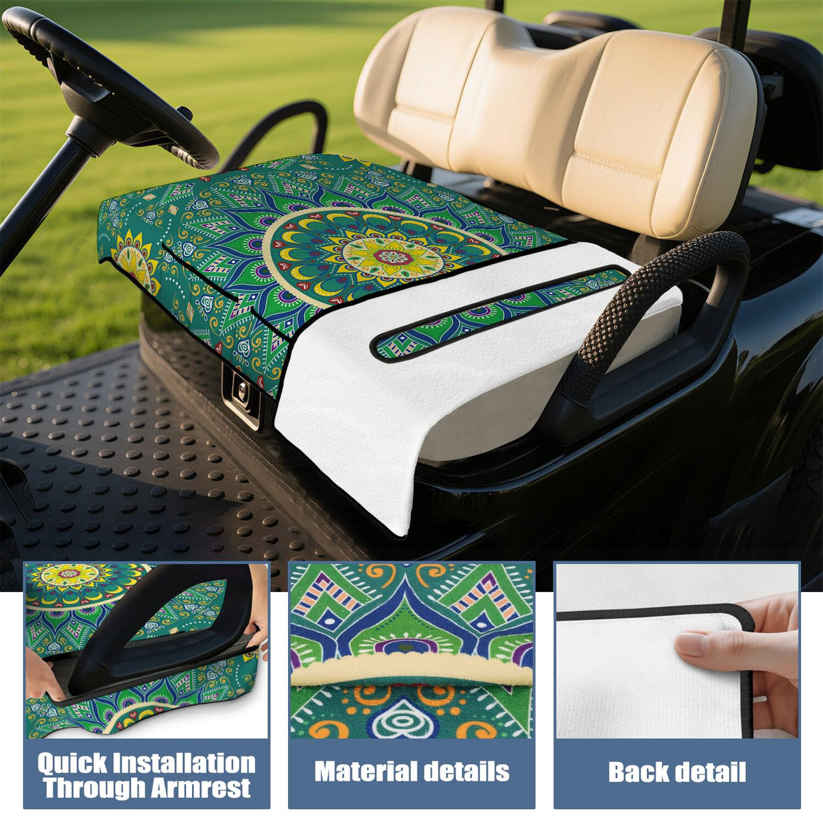 Syienasdk seat cover highlighting four front pockets