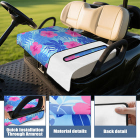 syienasdk seat cover in polyester-spandex closeup showing soft, stretchy, breathable fabric