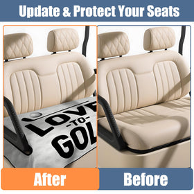 Syienasdk stylish seat cover design makes a great gift for golfers.