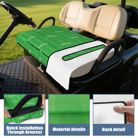 Syienasdk two-seat cart coverage fits most carts for quick upgrade.