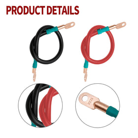 SYOWADA 38ft red cable end connection for reliable power delivery.