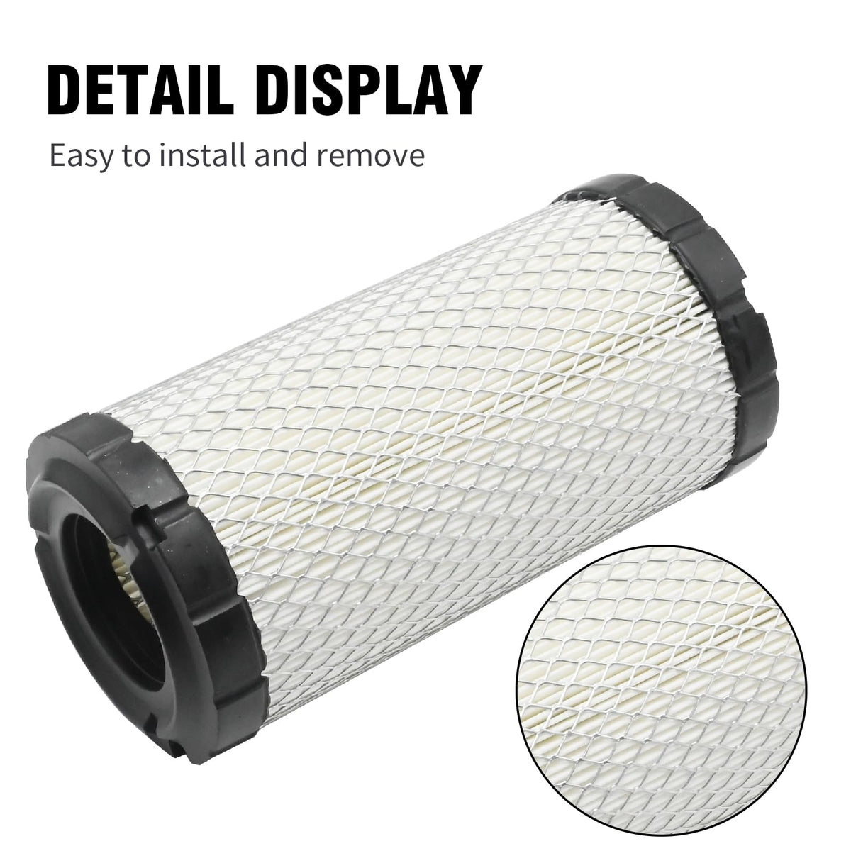 SYOWADA air filter keeps engine breathing easy for consistent power and longer engine life.