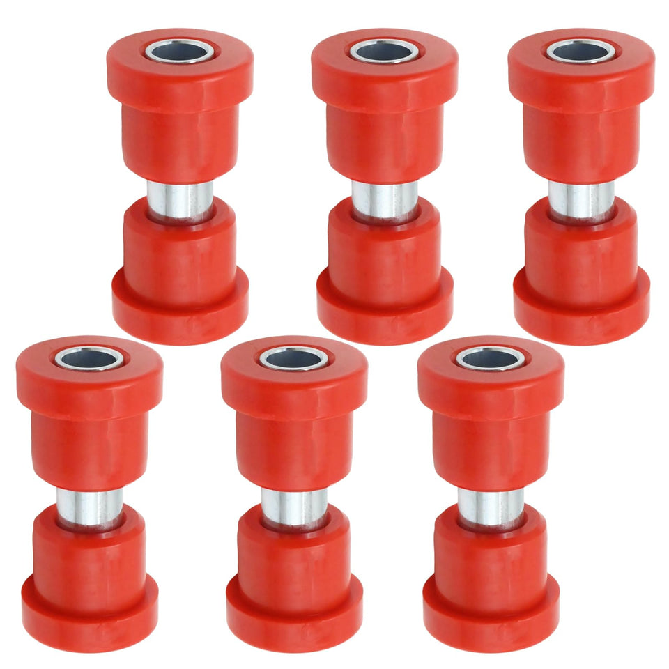 SYOWADA rear leaf spring bushing kit overview; enhances ride stability for EZGO TXT