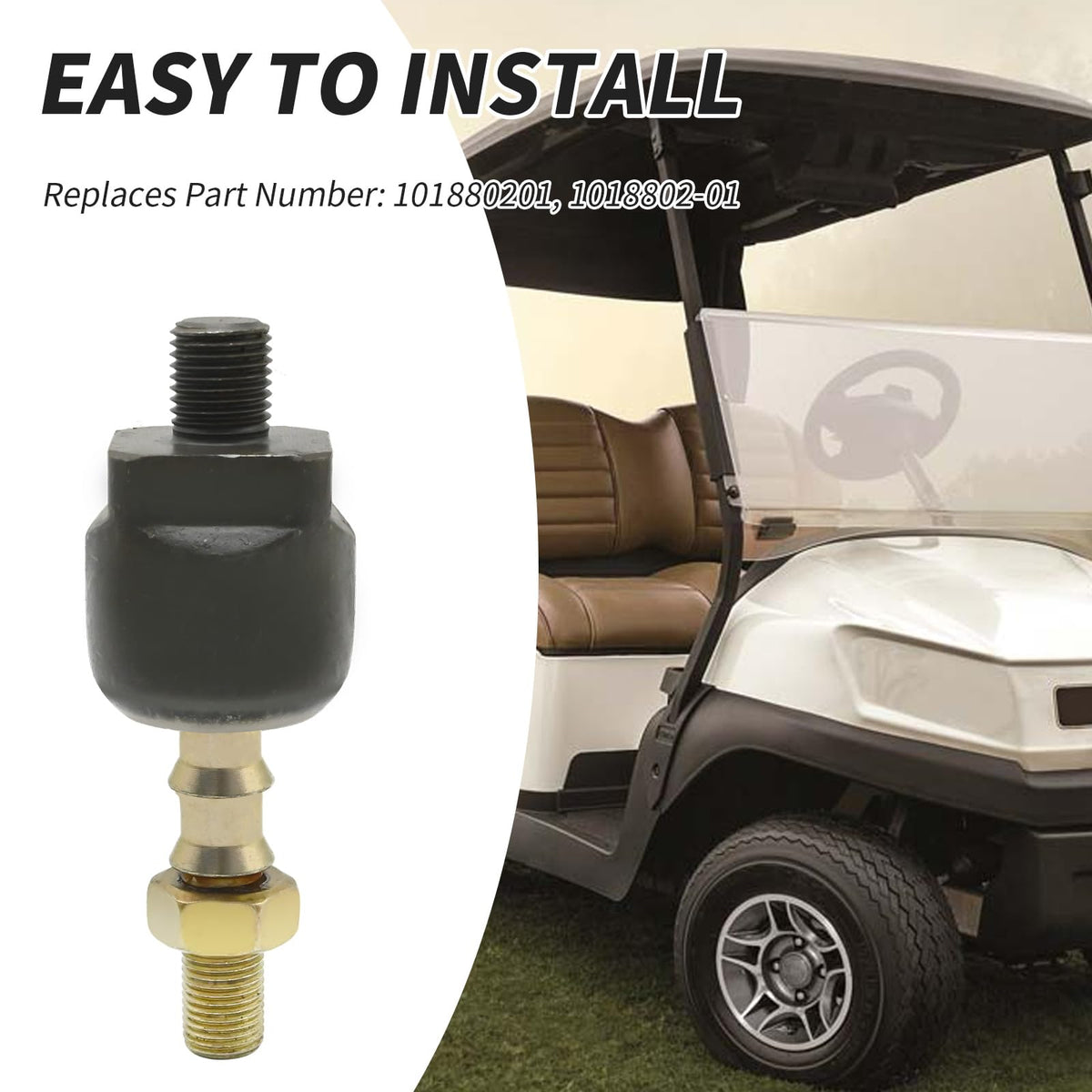 SYOWADA rugged steering system promotes stability on golf courses and paved paths