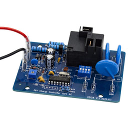 SZHY-LINK EZGO Powerwise charger board blue construction close-up highlights durability.