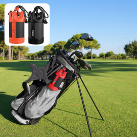 T-carbon clip-ready design shown on a bag highlights easy on-bag attachment.