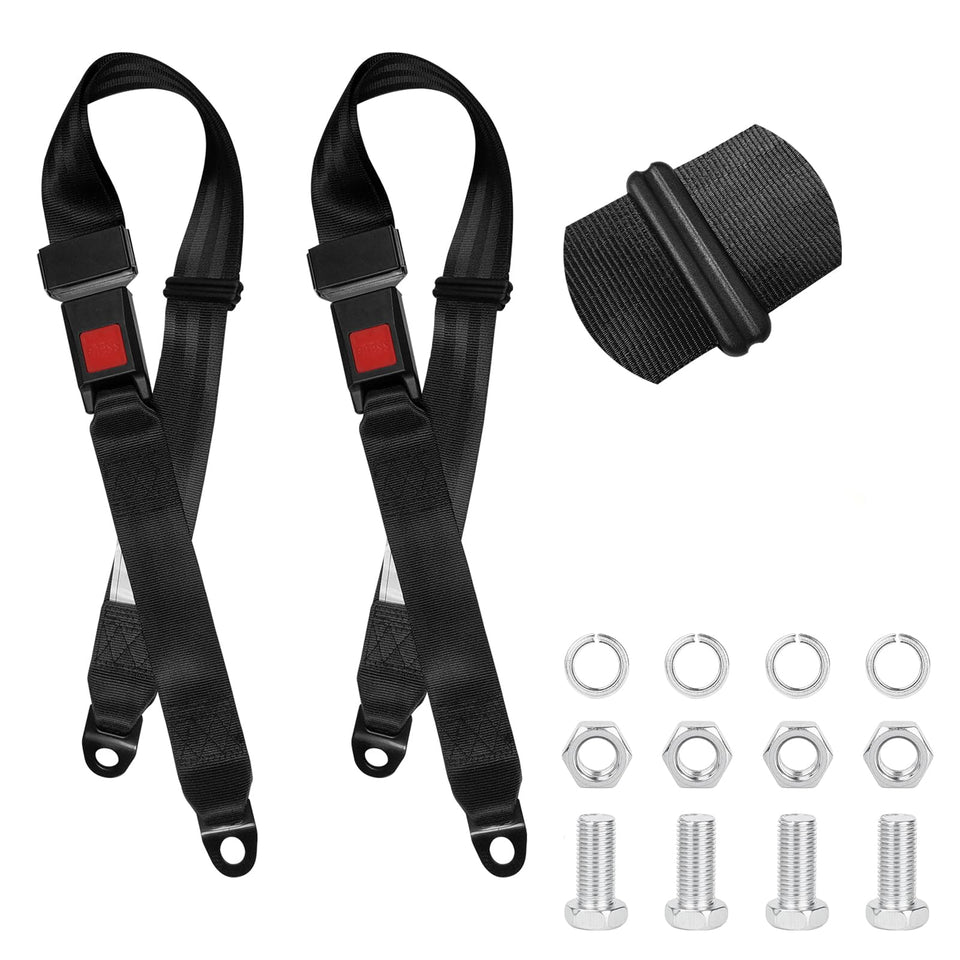 T.Chilyn golf cart seat belt front installation keeps riders secure.