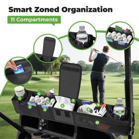 T TGBROS front storage with PP support plate for lasting rigidity