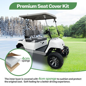 T TGBROS seat cushion cover with 4cm sponge enhances comfort