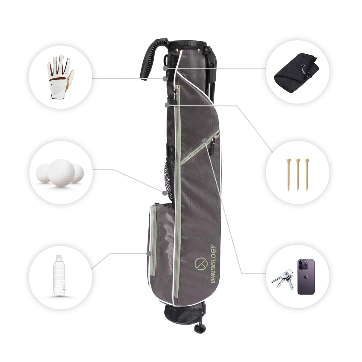 T WINSOLOGY durable aluminum stand supports frequent practice