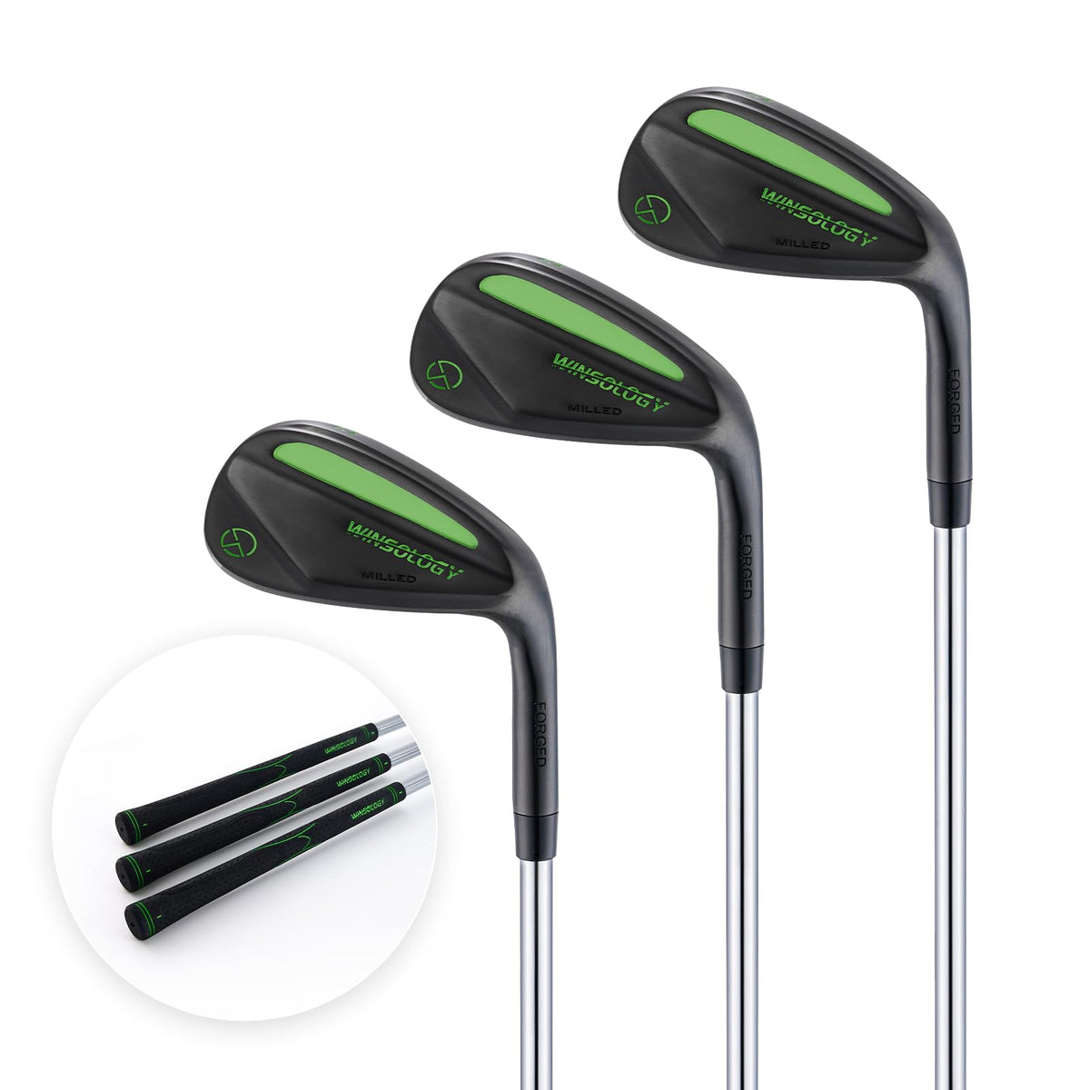 T WINSOLOGY golf wedges set with 52/56/60 lofts for versatility