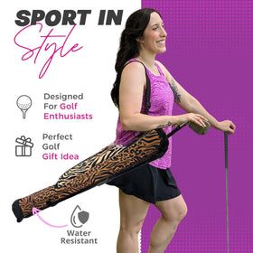 Taboo Fashions Sunday bag featuring AutoFlex legs for stable on course support.